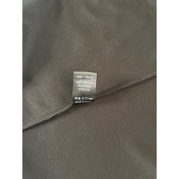 Pomander Place Womens Black Blouse Ruffles Embroidered Cuff Sleeve Size 3XL - Picture 5 of 5